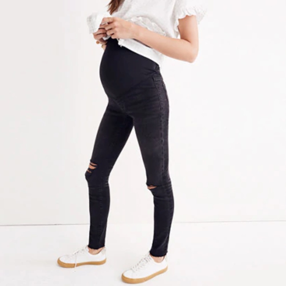 Madewell (over-the-belly) Maternity Jeans